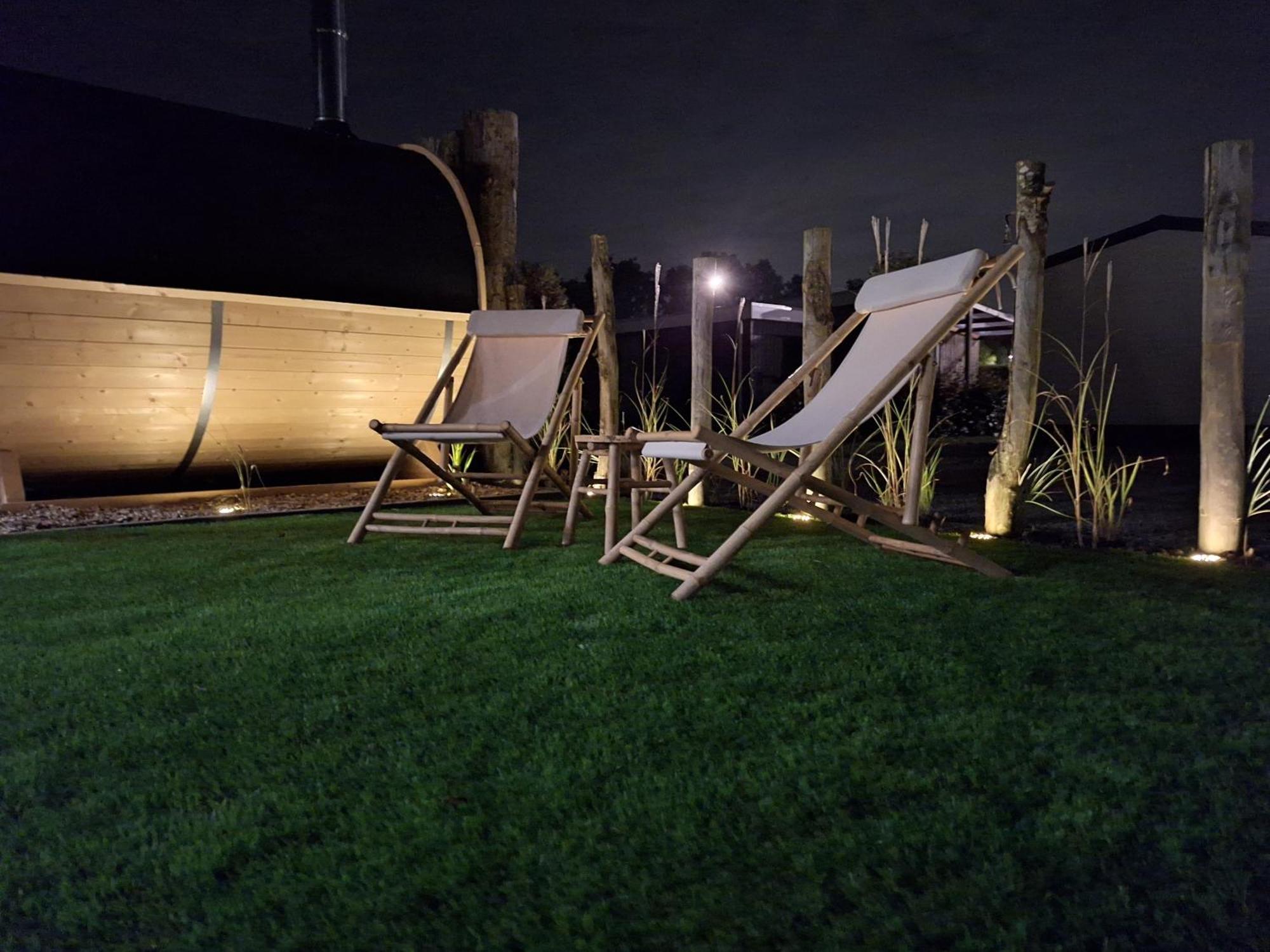 'Relax Lodge Sea' - Wellness Lodge In Zeeland - Private Sauna - Airco - Garden - Outdoor Swimming Pool - Free Wifi, Towels & Bed Linen Heinkenszand Экстерьер фото