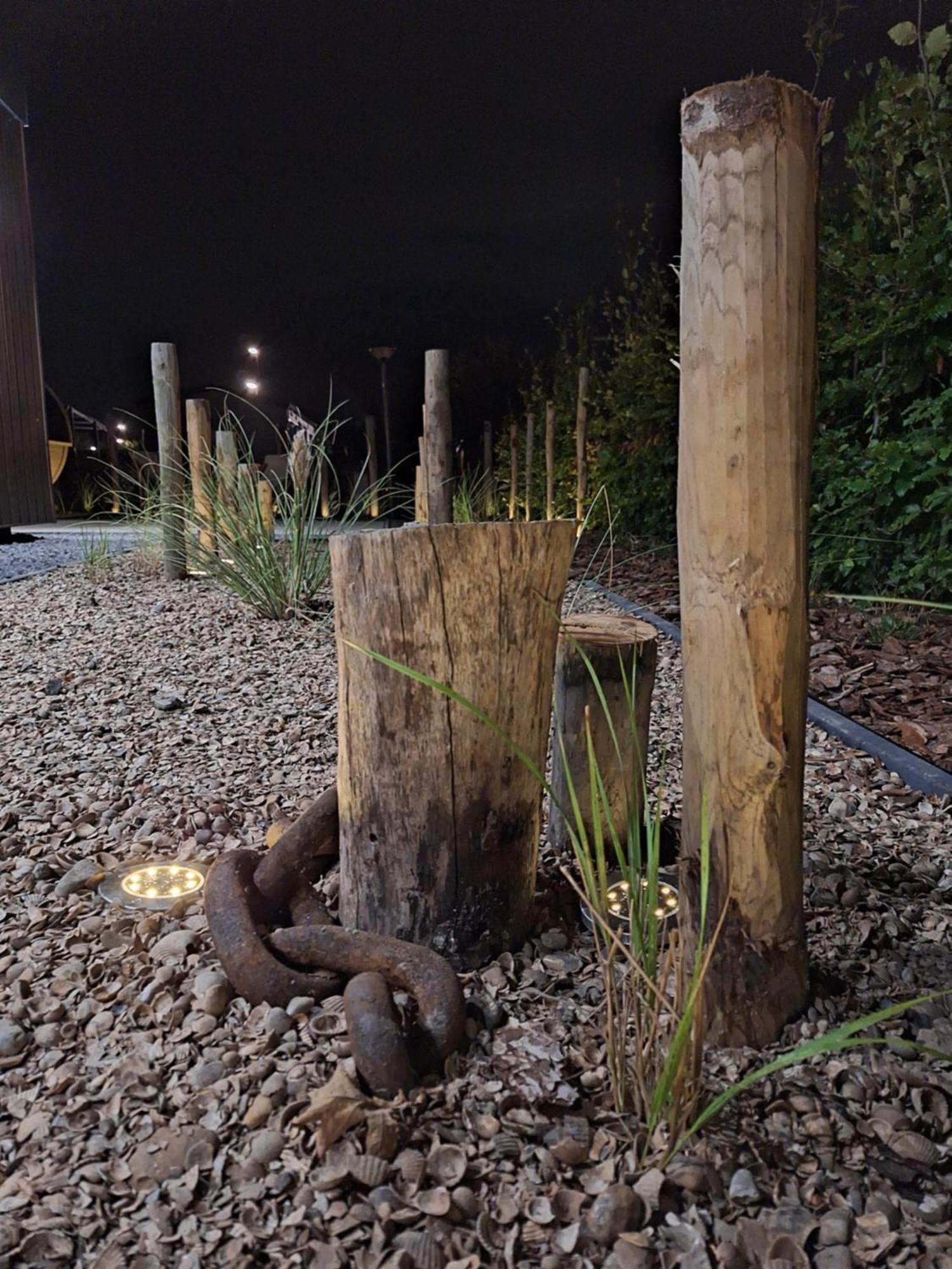 'Relax Lodge Sea' - Wellness Lodge In Zeeland - Private Sauna - Airco - Garden - Outdoor Swimming Pool - Free Wifi, Towels & Bed Linen Heinkenszand Экстерьер фото